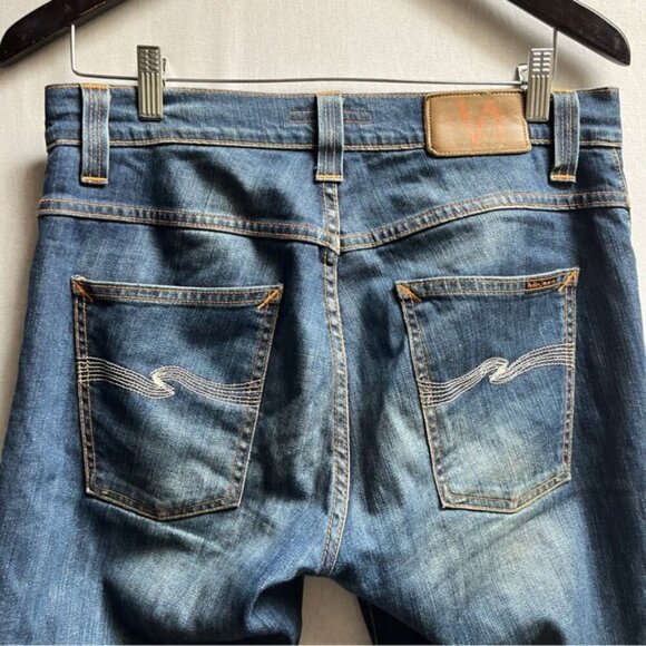 Nudie Jeans Grim Tim Denim Sz 32 - Picture 6 of 16